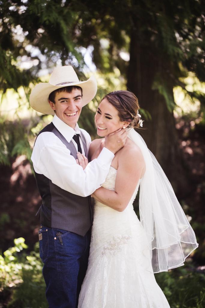 Wedding smiles. (Courtesy of Kassie Guglielmino)